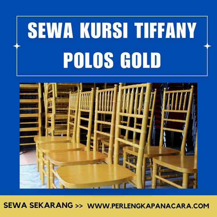 Sewa Kursi Tiffany Polos Gold